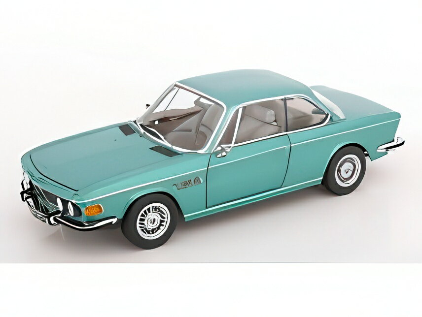 【予約】2026年発売予定BMW 3.0 CSi E9 クーペ 1971 アルピナリム ターコイズメタリック/ KK-SCALE 1/12 ミニカー