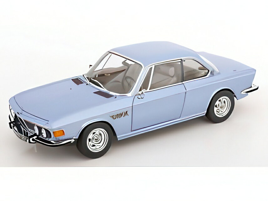 【予約】2026年発売予定BMW 3.0 CSi E9 クーペ 1971 アルミリム ライトブルーメタリック/ KK-SCALE 1/12 ミニカー