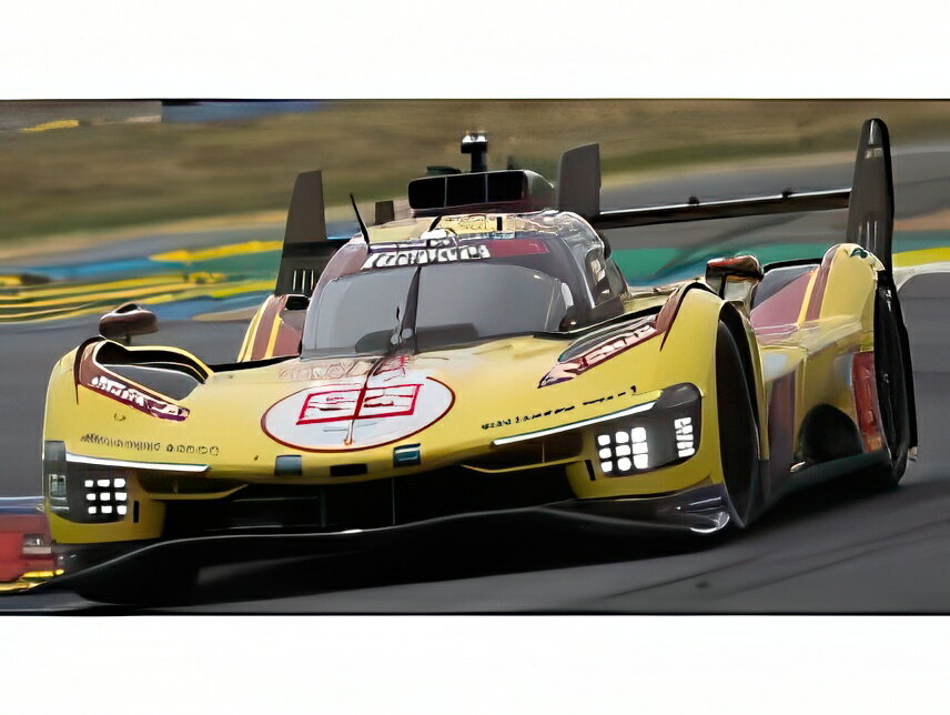 【予約】2026年発売予定FERRARI 499P N83 優勝 ルマン24時間 2025 R.クビサ組 ディスプレイケース付 イエロー レッド/ LOOKSMART 1/12 ミニカー