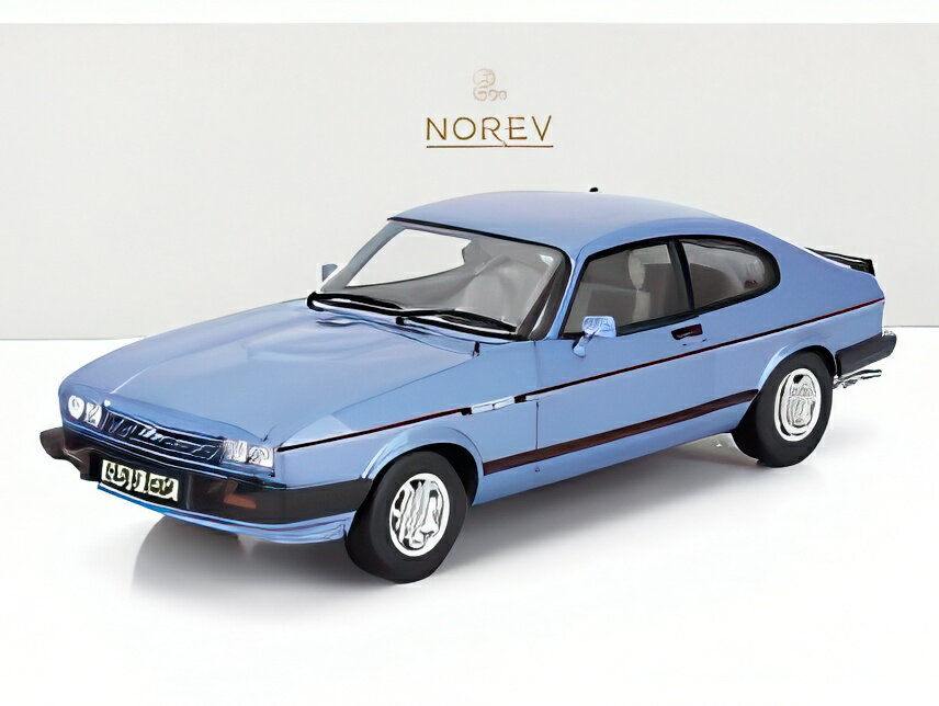 FORD ENGLAND CAPRI MKIII 2.8 INJECTION ���ϥ�ɥ� 1984 �饤�ȥ֥롼�᥿��å�/ Norev 1/18 �ߥ˥���