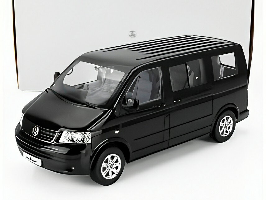 Hot Wheels - VOLKSWAGEN T5 MULTIVAN ミニバス 2003 ブラック/ Norev 1/18 ミニカー