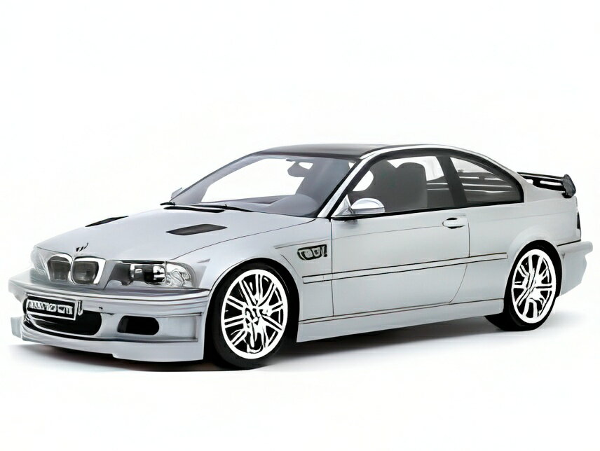 【予約】BMW 3シリーズ M3 (E46) GTR クーペ 2001 シルバー/ OTTO 1/18 ミニカー