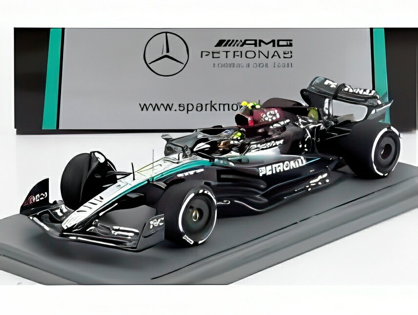 MERCEDES GP F1 W15 EQ PERFORMANCE AMG No44 USA GP 2位 2024 Lハミルトン ブラックシルバーグリーン/ Spark 1/43 ミニカー