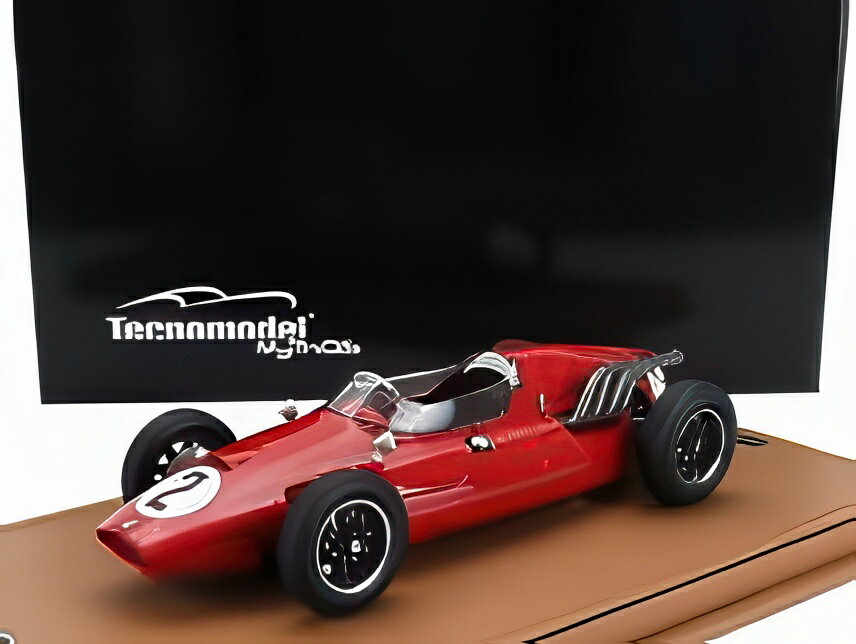 COOPER F1 T51 2号車 イタリアGP 1960 Giulio Cabianca レッド/ TECNOMODEL 1/18 55台限定ミニカー