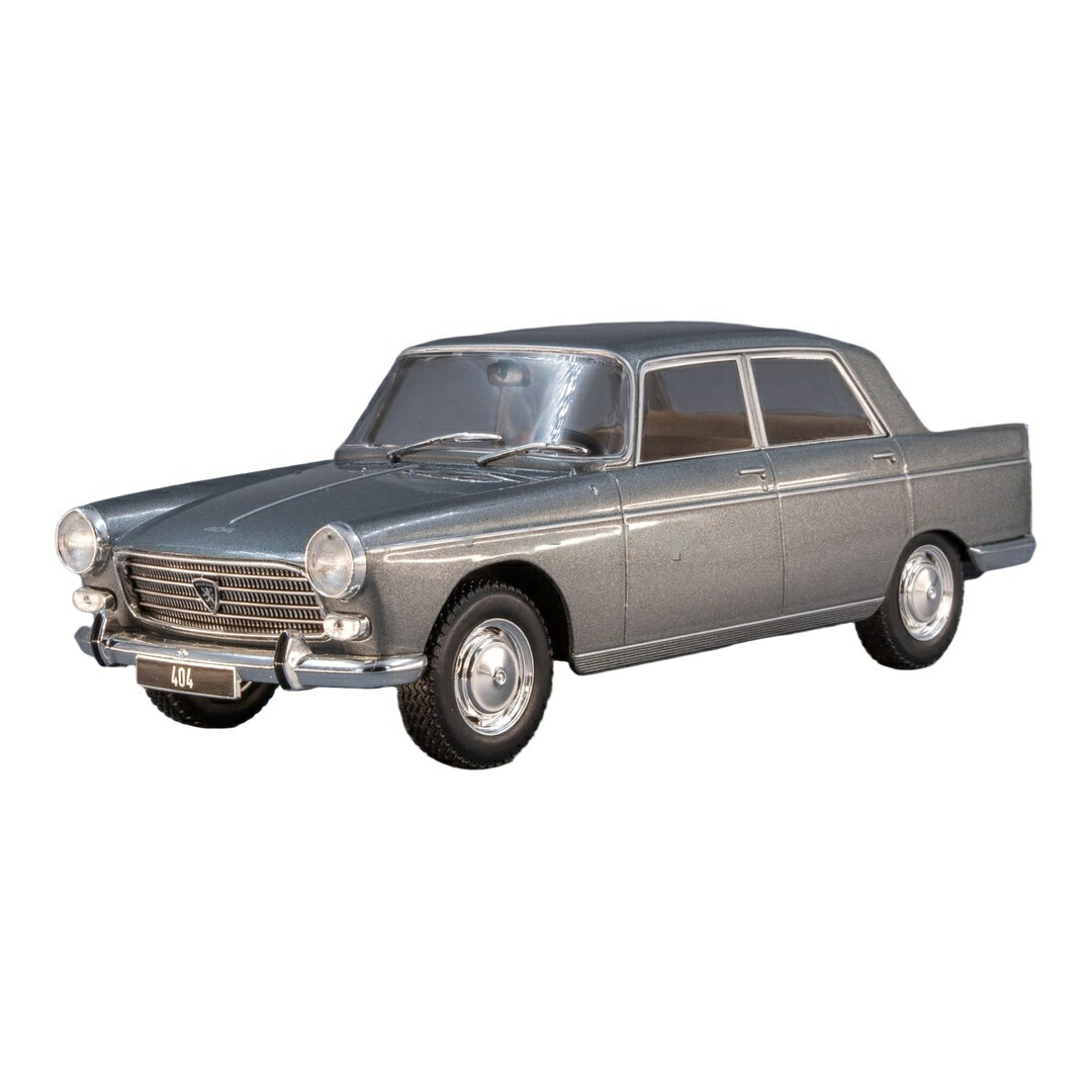 Rakuten - Peugeotプジョー 404 1960 グレーメタリック ダイキャストモデル ミニカー /WHITEBOX 1/24