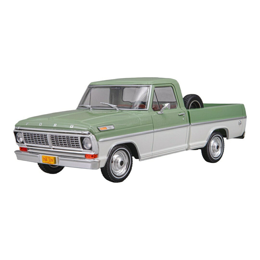 Ford F-100 pick-up truck 1970 グリーン ホワイト ダイキャストモデル ミニカー /WHITEBOX 1/24