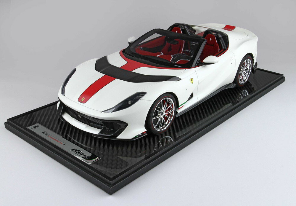 ��ͽ���Ferrari 812 Competizione A �ۥ磻�ȥ����ꥢ/ BBR 1/12 20�����ߥ˥���