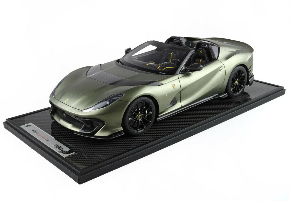 【予約】Ferrari 812 Competizione A マットマンツォーニグリーン/ BBR 1/12 15台限定ミニカー