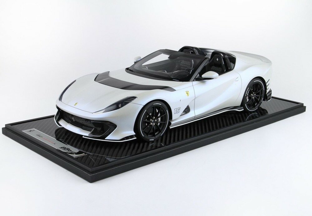 【予約】Ferrari 812 Competizione A マットホワイトオンダマリーナ/ BBR 1/12 40台限定ミニカー