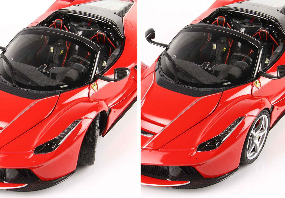 ラストホビーの【予約】Ferrari LaFerrari APERTA ロッソコルサ322/ BBR 1/18 ミニカー｜アングル3