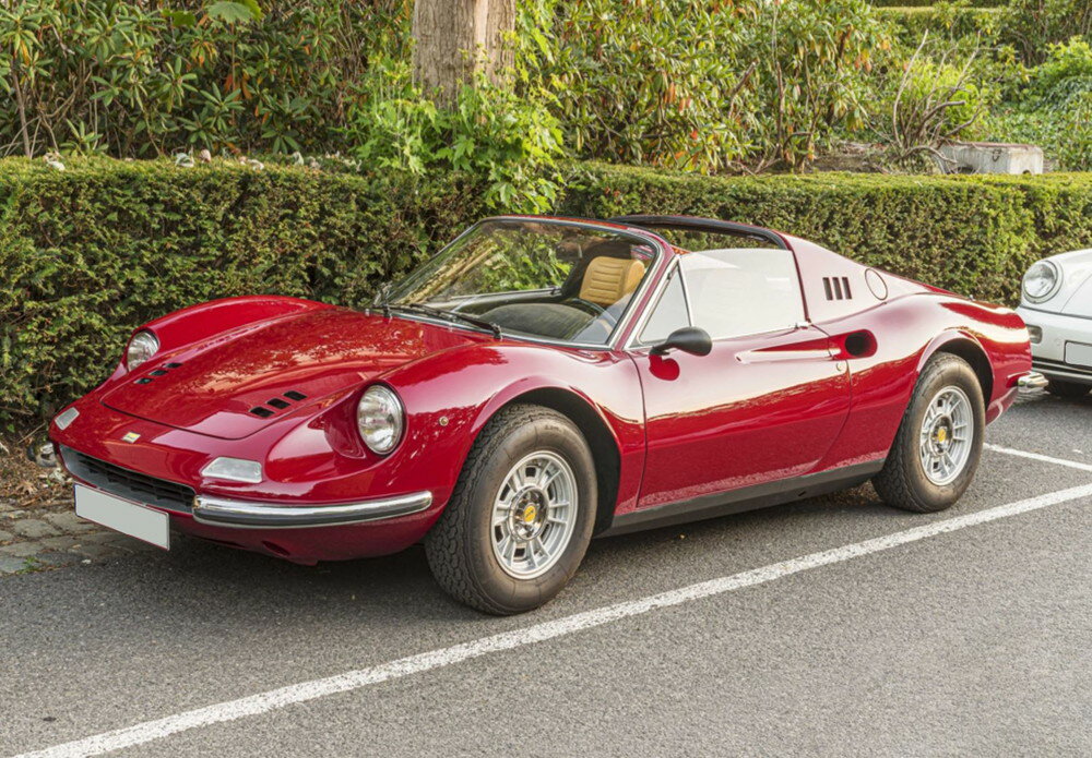 ��ͽ���Ferrari Dino 246 GTS 1972 ���å���ӡ��� �١�����/ BBR 1/18 46�����ߥ˥���