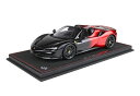 【予約】Ferrari SF90 Spider マグマレッド&ブラック/ BBR 1/18 90台限定ミニカー|詳細画像