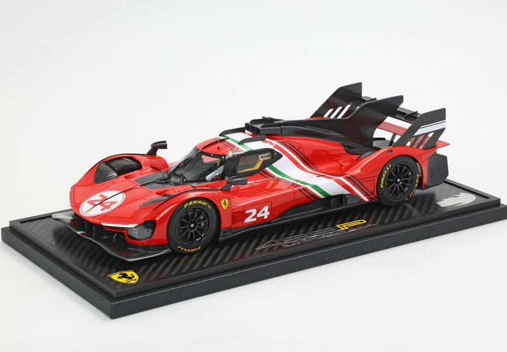 Hot Wheels - 【予約】Ferrari 499P Modified カーボンファイバーベース/ BBR 1/18 40台限定ミニカー