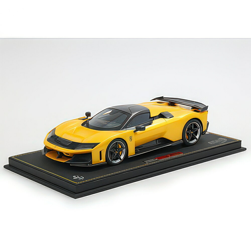 フェラーリ F80 ジャッロトリストラート イエロー / BBR 1/18 ミニカー