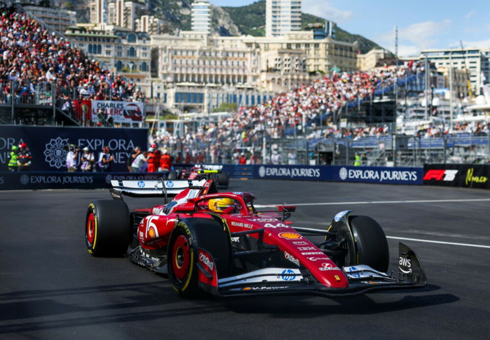 【予約】Ferrari SF25 モナコリバリー 75周年 Shell Hamilton ポリフォーム/ BBR 1/18 ミニカー