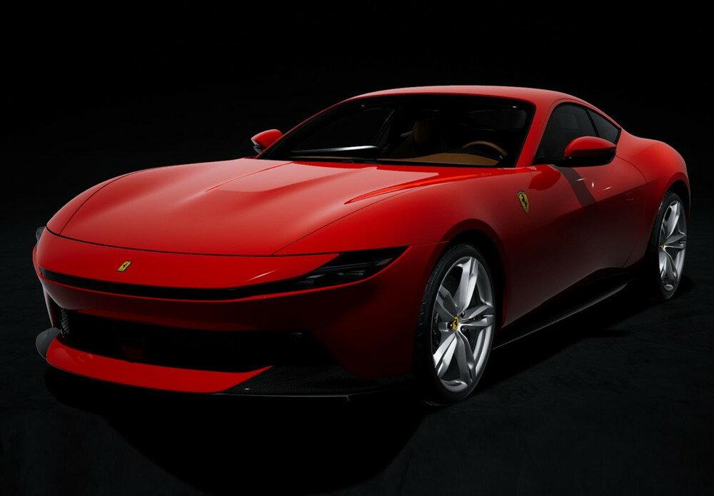 【予約】Ferrari Amalfi ロッソコルサ/ BBR 1/18 ミニカー