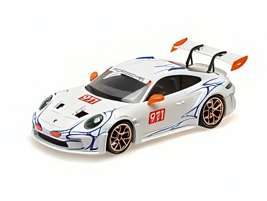 Rakuten - 【予約】PORSCHE 911 992 GT3 RS No.911 クーペ 2023 ホワイト オレンジ/ MINICHAMPS 1/18 ミニカー