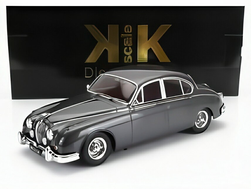 【予約】JAGUAR MKII 3.8 LHD 1959 ダークグレーメタリック/ KK-SCALE 1/18 ミニカー