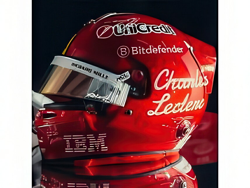 2026年発売予定FERRARI F1 ヘルメット C.ルクレール 2025 モンツァGP ニキ ラウダ 50周年記念 レッド/ LOOKSMART 1/5 ミニカー