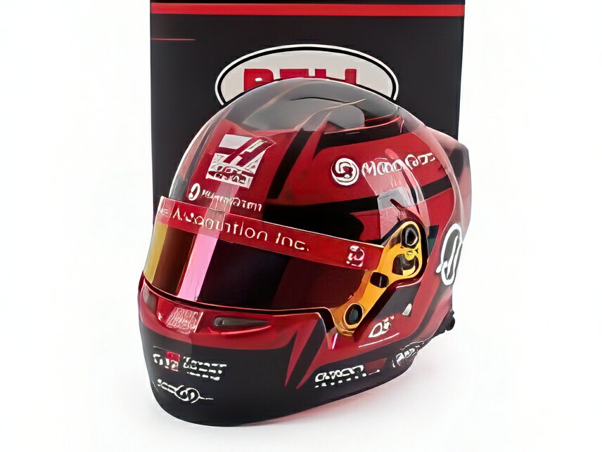 Rakuten - BELL F1 ヘルメット E.オコン HAAS No.31 2025シーズン レッド ブラック/ MINI HELMET 1/2 ミニカー