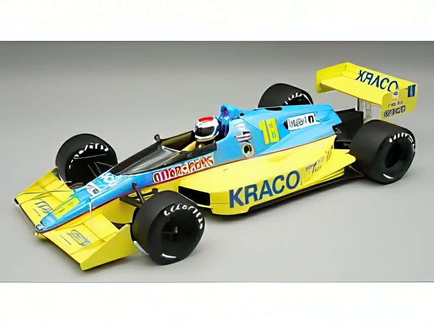 【予約】2026年発売予定LOLA T89 Kraco Racing No.18 1989 インディカー B.レイホール (フィギュア付) イエロー ライトブルー/ Tecno 1/18 ミニカー