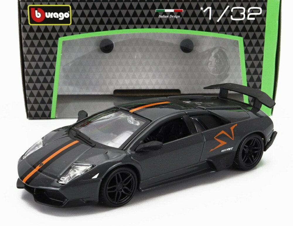Rakuten - LAMBORGHINI ムルシエラゴ LP670-4 SV スーパーヴェローチェ チャイナ 2011 グレーメタリック/ Bburago 1/32 模型