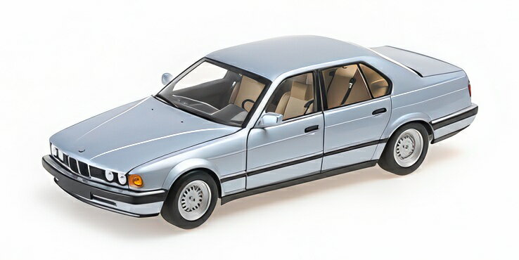 BMW 730i (E32) 1986 �饤�ȥ֥롼�᥿��å�/ Minichamps 1/18