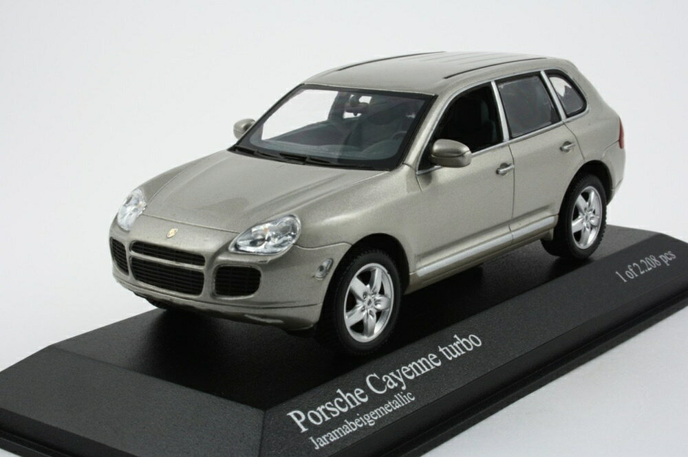 Porsche Cayenne Turbo 2002 ベージュメタリック/ MINICHAMPS 1/43 ミニカー