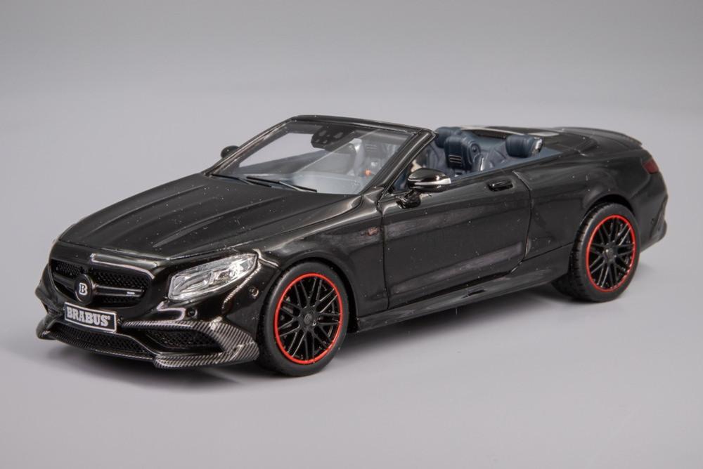 Brabus Mercedes Benz 850 S63 Cabriolet 2016 ブラック/ MINICHAMPS 1/43 ミニカー