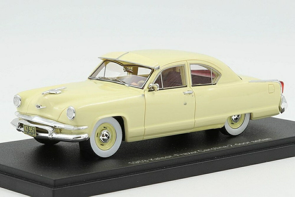 Kaiser-Frazer Carolina 2ドア セダン 1953y /イエロー// ESVAL 1/43 ミニカー