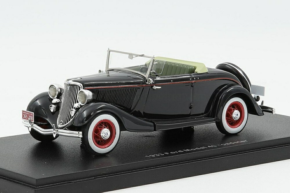 乐天商城 - Ford V8 Model 40 ロードスター 1933y トップダウン /ブラック// ESVAL 1/43 ミニカー