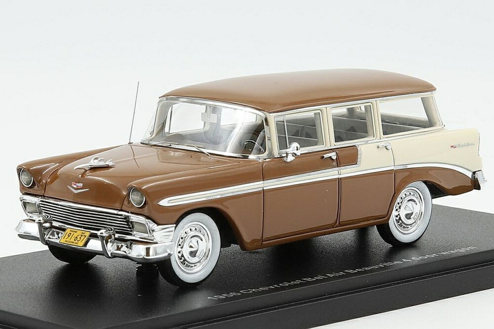 Chevrolet Bel Air Beauville ワゴン 1956y /ブラウンベージュ// ESVAL 1/43 ミニカー