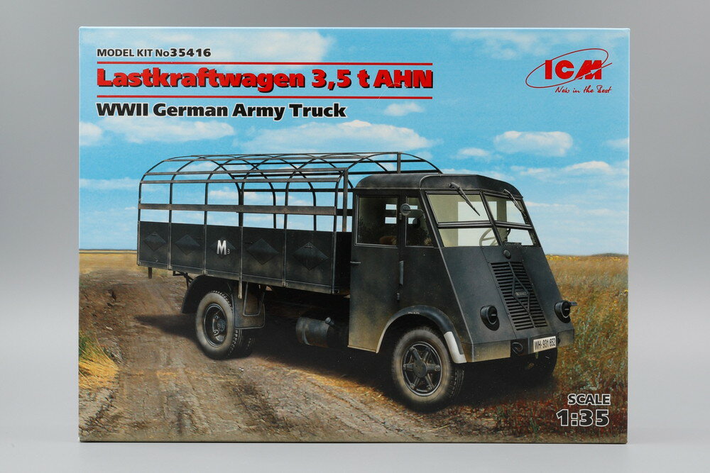 Lastkraftwagen 3,5 t AHN WWII ドイツ陸軍トラック モデルキット/ ICM 1/35 模型