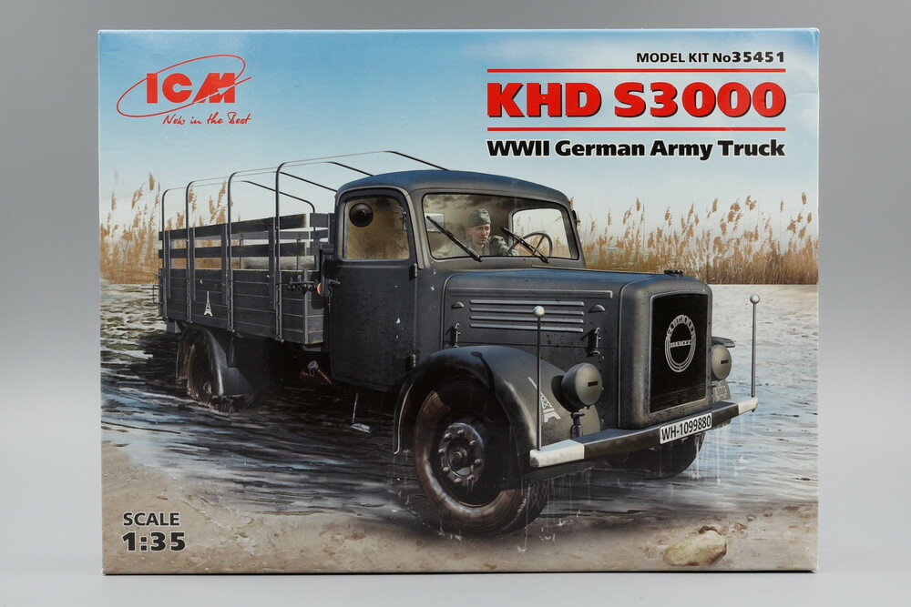 KHD S3000 WWII ドイツ陸軍トラック モデルキット/ ICM 1/35 模型