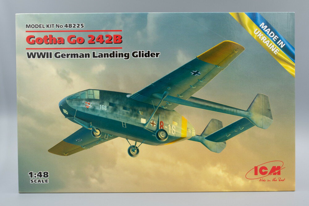 Gotha Go 242B WWII ドイツ降下グライダー モデルキット/ ICM 1/48 模型