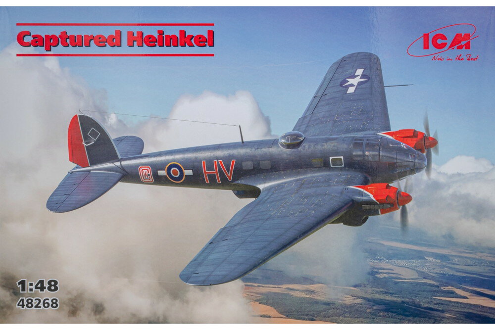 Rakuten - Captured Heinkel モデルキット/ ICM 1/48 模型