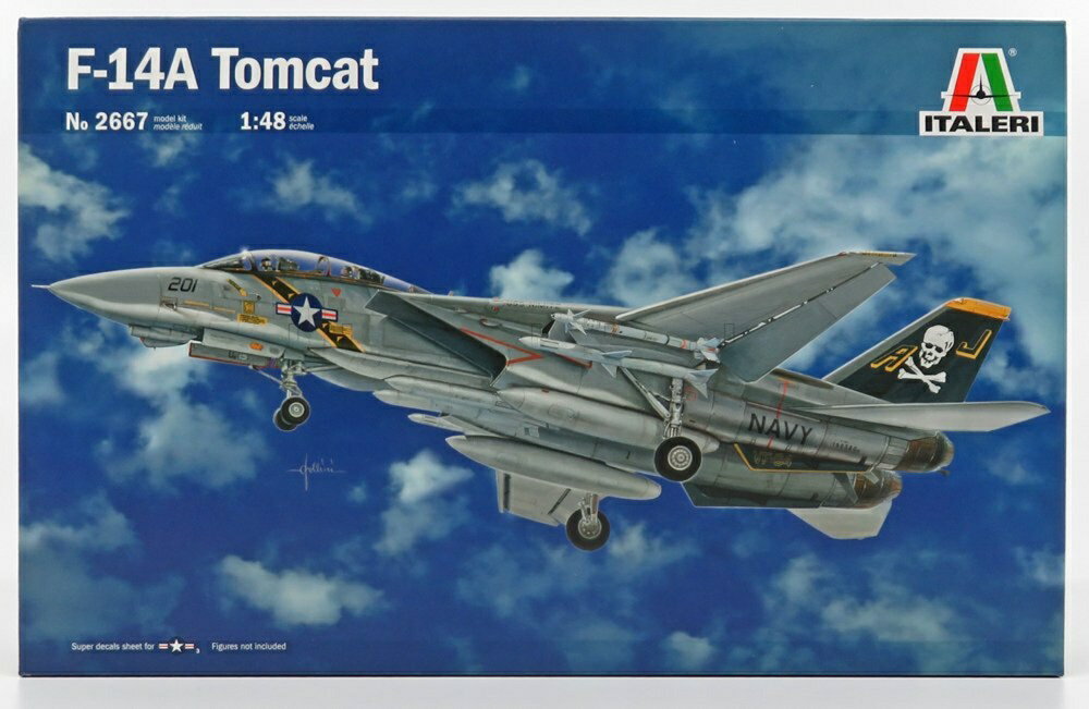 GRUMMAN F-14A TOMCAT U.S.A. 1974/ ITALERI 1/48 ミニカー
