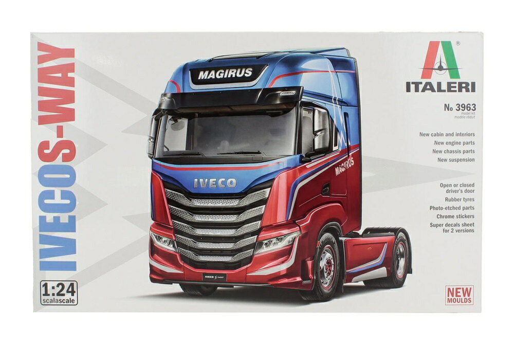 Hot Wheels - IVECO FIAT S-WAY S460 MAGIRUS トラクター トラック 2軸 2022/ ITALERI 1/24 ミニカー