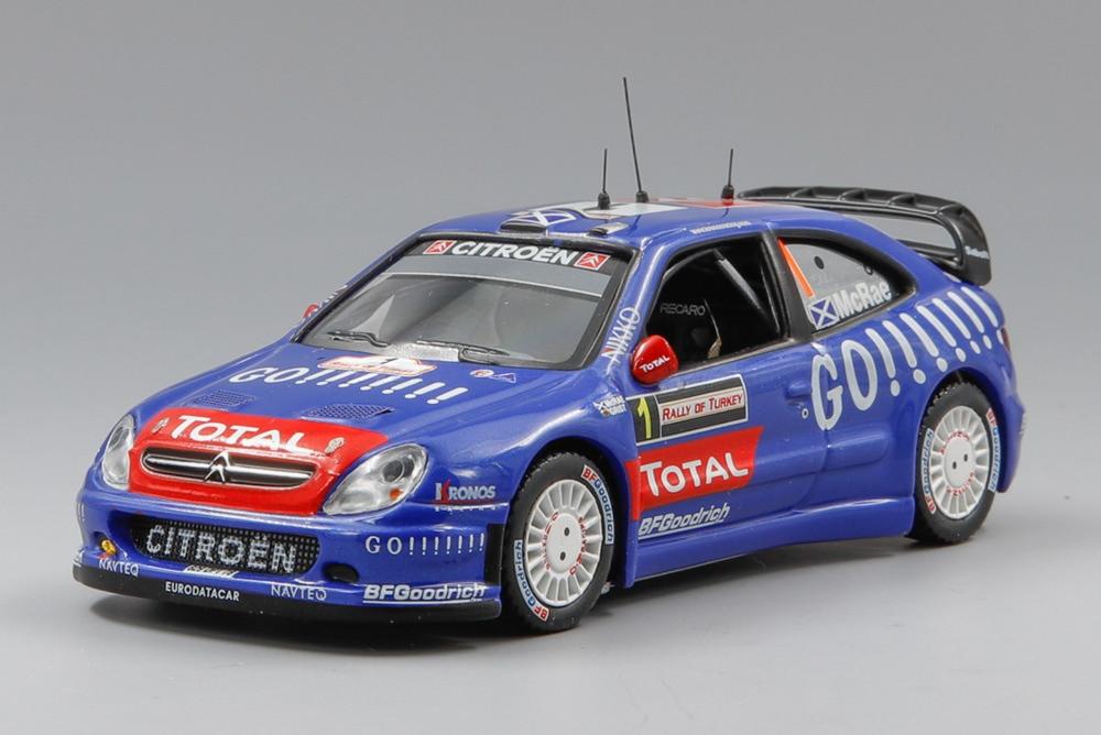 Citroen Xsara WRC Kronos Citroen Rally Team No.1 Rallye Turkey 2006 Colin McRae / Nicky Grist/ IXO 1/43 ミニカー