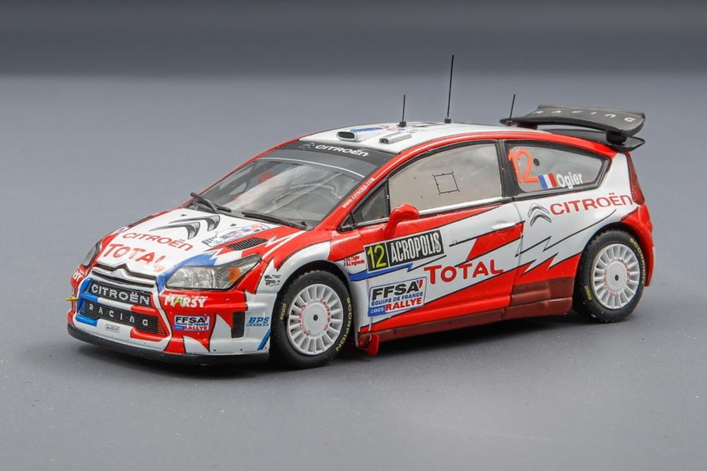 Citroen C4 WRC No. 12 2nd Acropolis 2009 S. Ogier - J. Ingrassia/ IXO 1/43 ミニカー