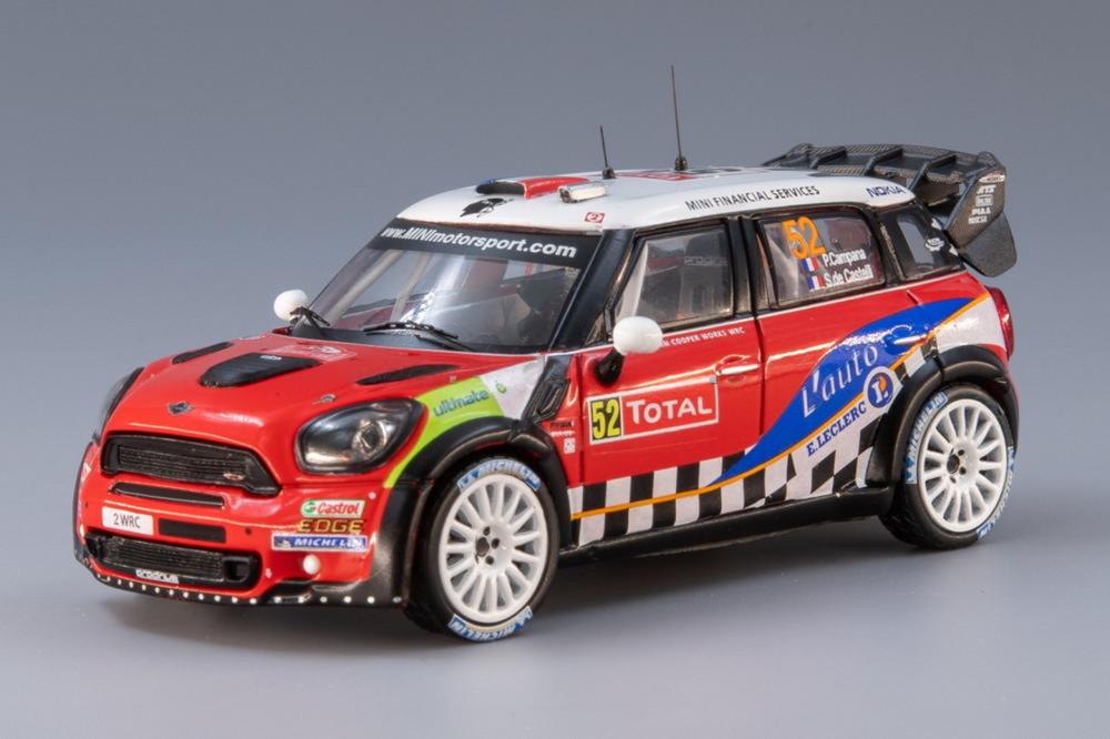 Mini John Cooper Works No.52 Monte Carlo 2012 Pierre Campana Sabrina de Castelli/ IXO 1/43 �ߥ˥���