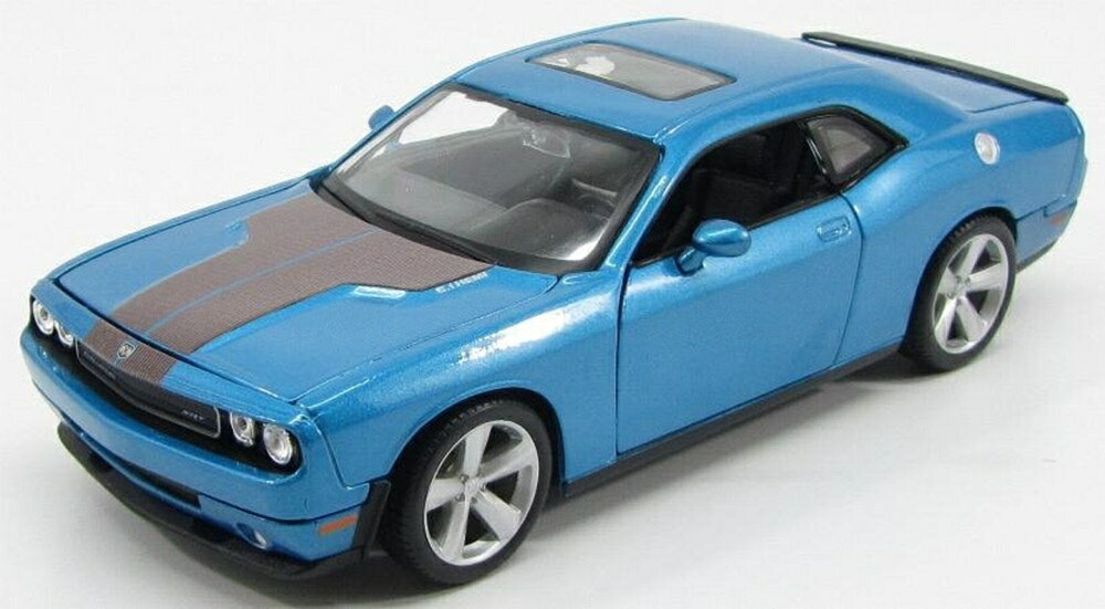 Rakuten - DODGE チャレンジャー SRT8 6.1 HEMI クーペ 2008 ライトブルーメタリック/ MAISTO 1/24 ミニカー