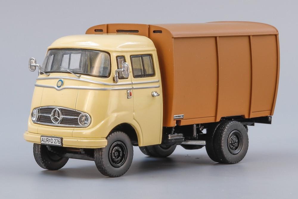 Mercedes-Benz L319 1955 家畜運搬車 ベージュ ブラウン/ Premium ClassiXXs 1/43 ミニカー