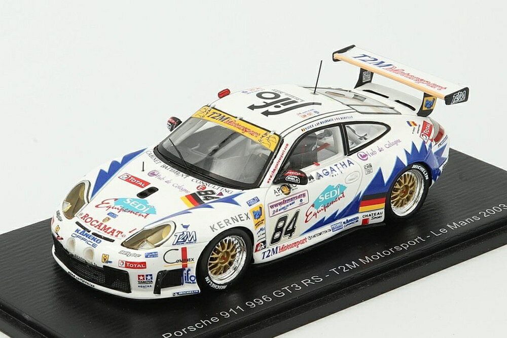 Rakuten - Porsche 911 GT3 RS 84号車 ルマン24時間 2003/ Spark 1/43 ミニカー