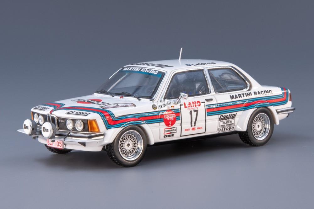 BMW 323 Gr 2 17号車 Martini Racing イープル24時間ラリー 1980 Hermes Delbar Willy Lux/ Spark 1/43 ミニカー