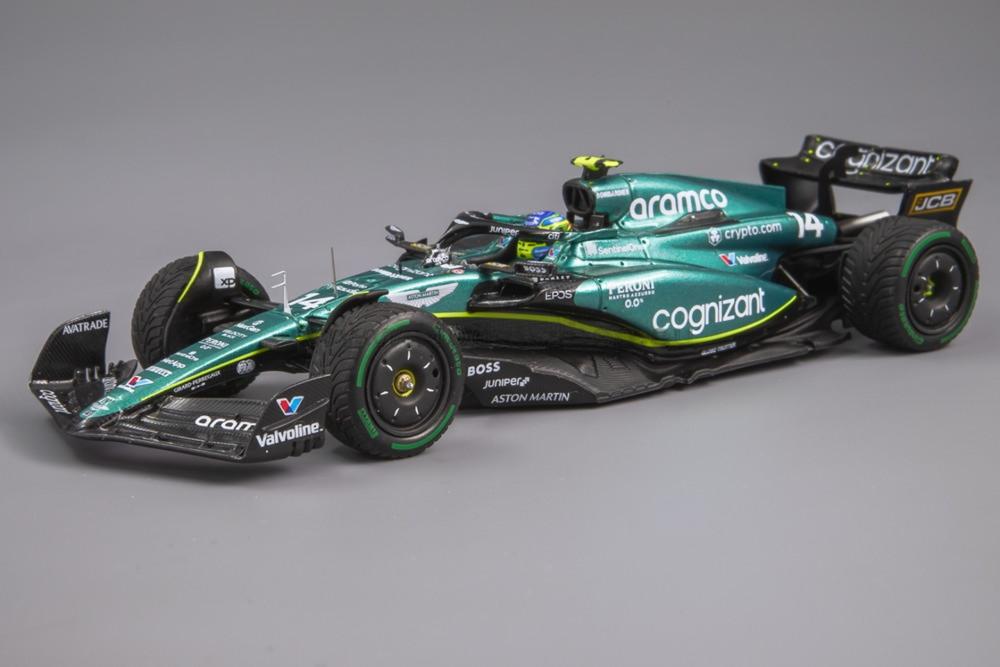 Aston Martin Cognizant AMR23 14号車 F1 オランダGP 2023 2位 Fernando Alonso ピットボード付/ Spark 1/43 ミニカー