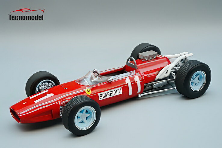 Ferrari 246 F1 T81 1966 �ɥ���GP 11 Ludovico Scarfiotti/ Tecno 1/18