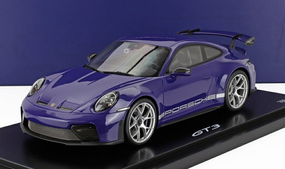 PORSCHE 911 992-2 GT3 クーペ 2024 ショーケース付 ウルトラバイオレット/ Spark 1/18 911台限定ミニカー