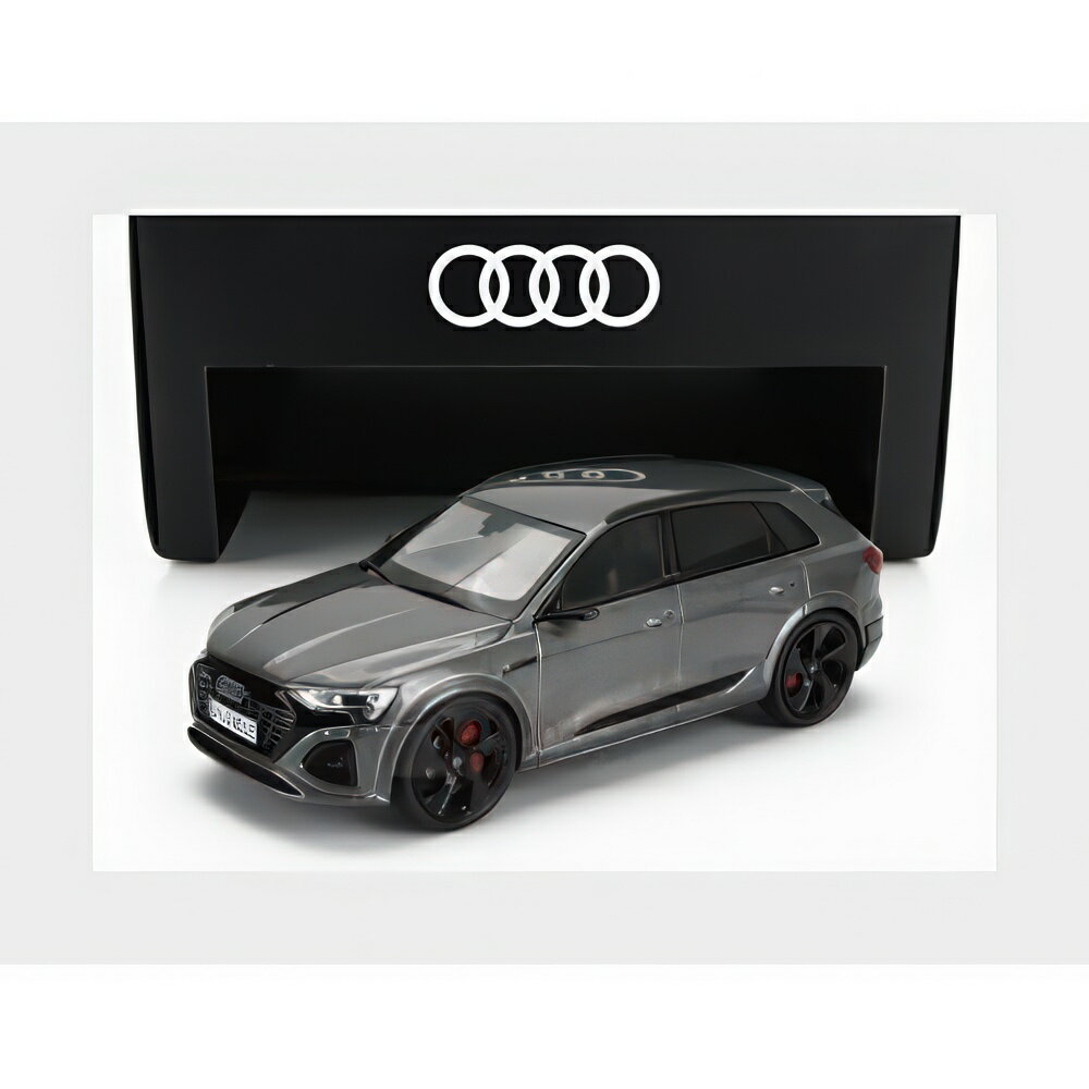 Audi Q8 E Tron 2023 Chronos Grey Met 5012328631/ Spark 1/43 ミニカー