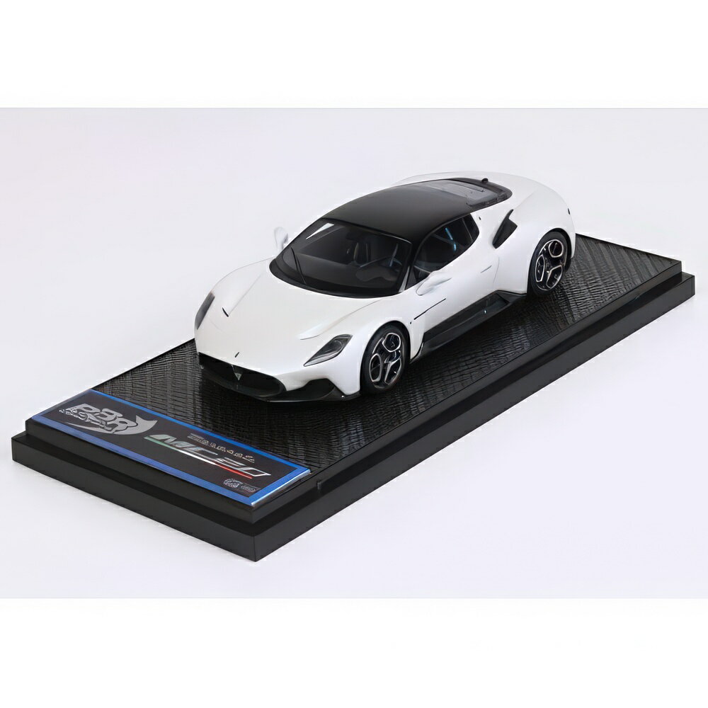 MODELS Maserati Mc20 2020 ビアンコウダーチェ ホワイトパール Met ブラック C251A/ BBR 1/43 ミニカー